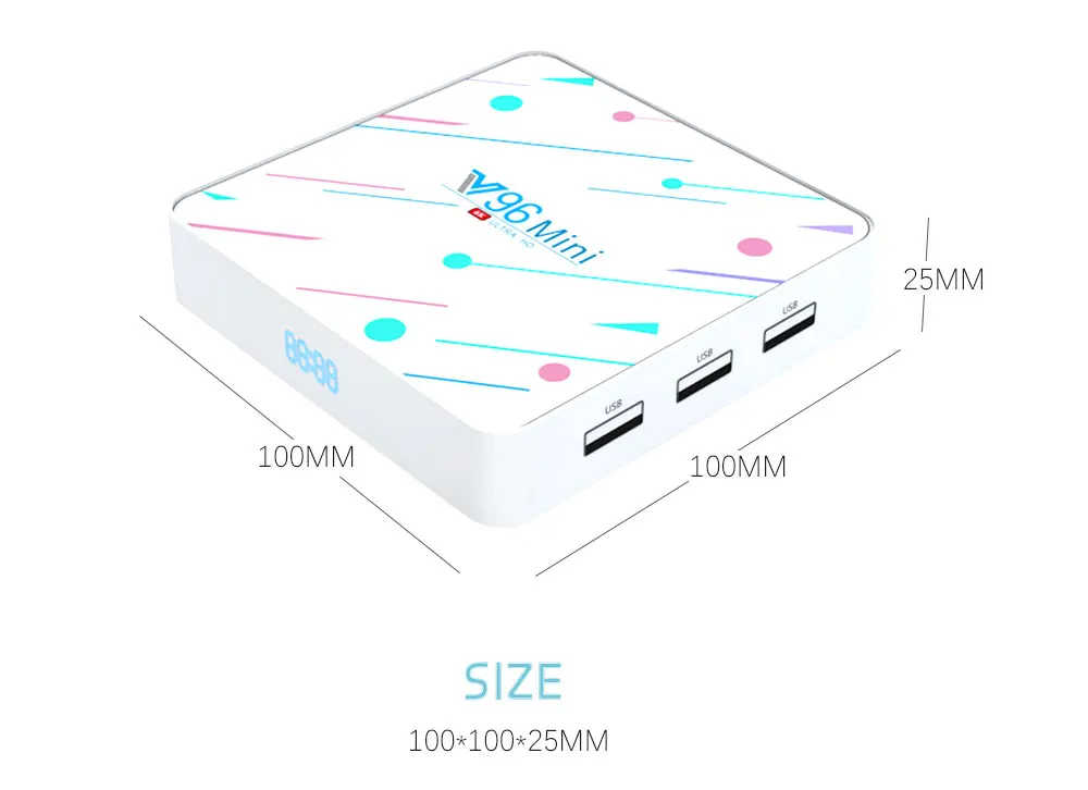 V96 мини ТВ коробка Android 9,0 Allwinner H6 4 ядра, 4 Гб 128 6K H.265 Wi-Fi V96mini 32 ГБ/64 Гб Smart tv Box HD Netflix Youtube
