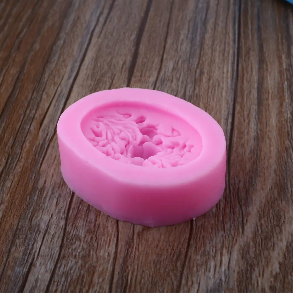 Выпечки Силиконовые 3D розы плесень помадка торт шоколад мастика украшения