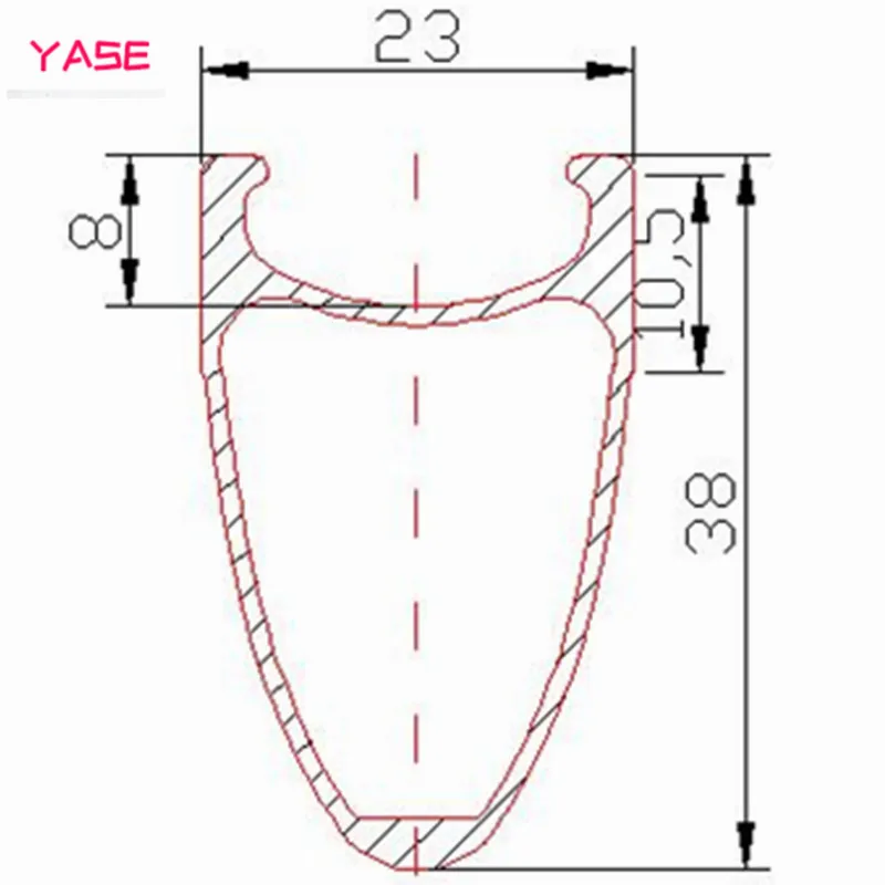 Карбоновая колесная пара с 6 гвоздями novatec D411SB-412SB QR 100x9 135x9 мм 700c clincher 38x23