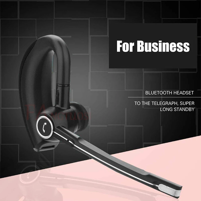 

V8S Business Bluetooth Earphone Wireless Headset Handsfree with mic Car Bluetooth ear-hook Earpiece For iPhone Xiaomi Samsung hu