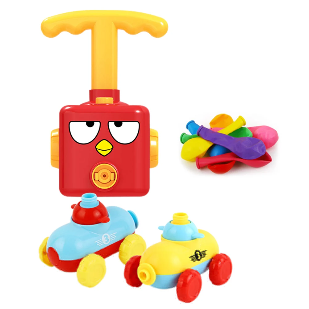 

Power Car Toy Electric Balloon Launch Tower Toy Puzzle Fun Education Inertia Pneumatic Balloon Car Science Experiment Toy