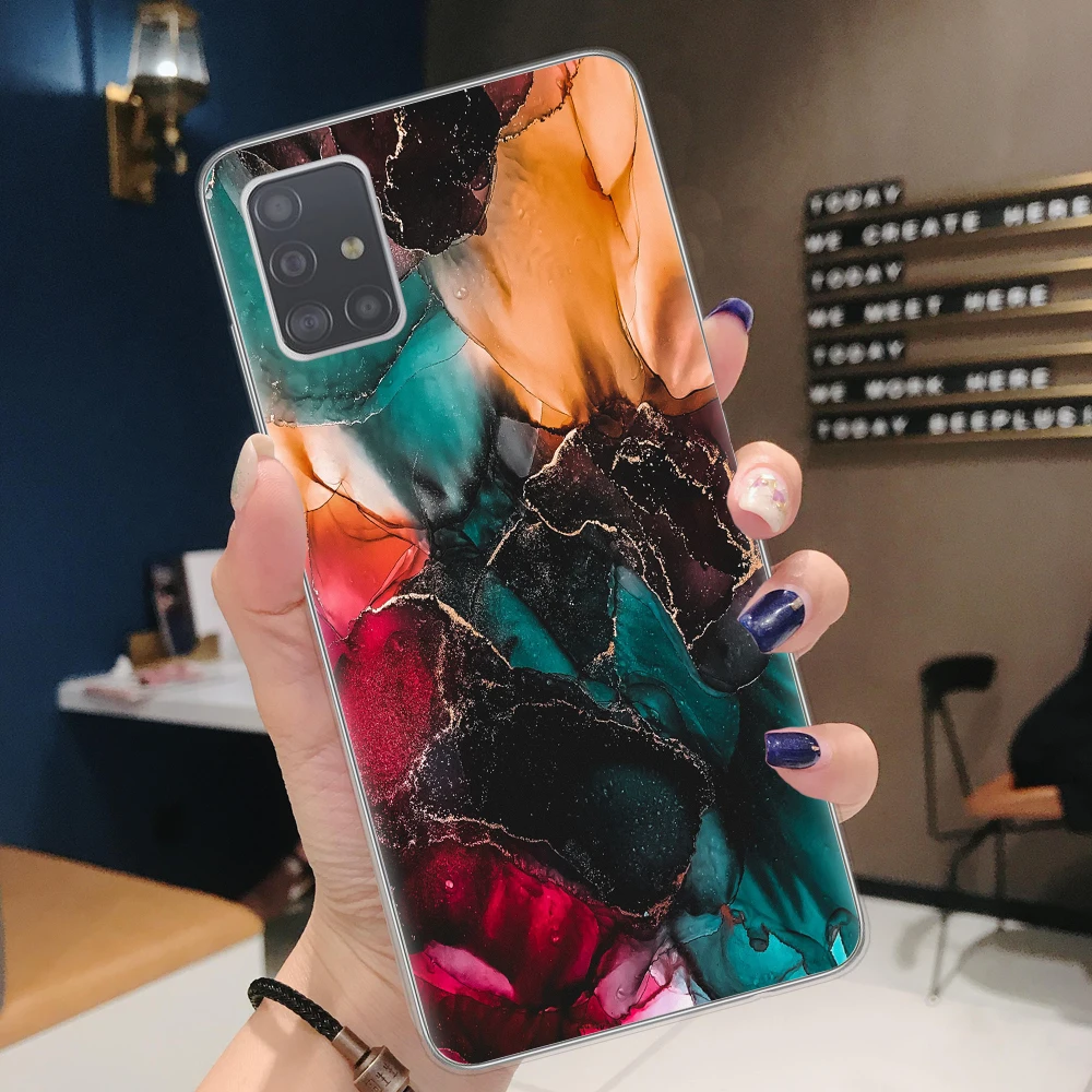 Чехол для телефона Samsung A51 A71 A10 A20 A30 A40 A50 A70 A6 A8 Plus A7 A9 2018 мягкий ТПУ чехол-накладка |