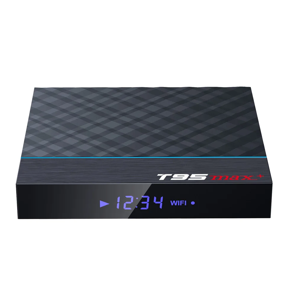 T95 MAX PLUS Amlogic S905X3 Смарт ТВ коробка Android 9 0 4 Гб Оперативная память 32GB/64GB Встроенная 2 4G