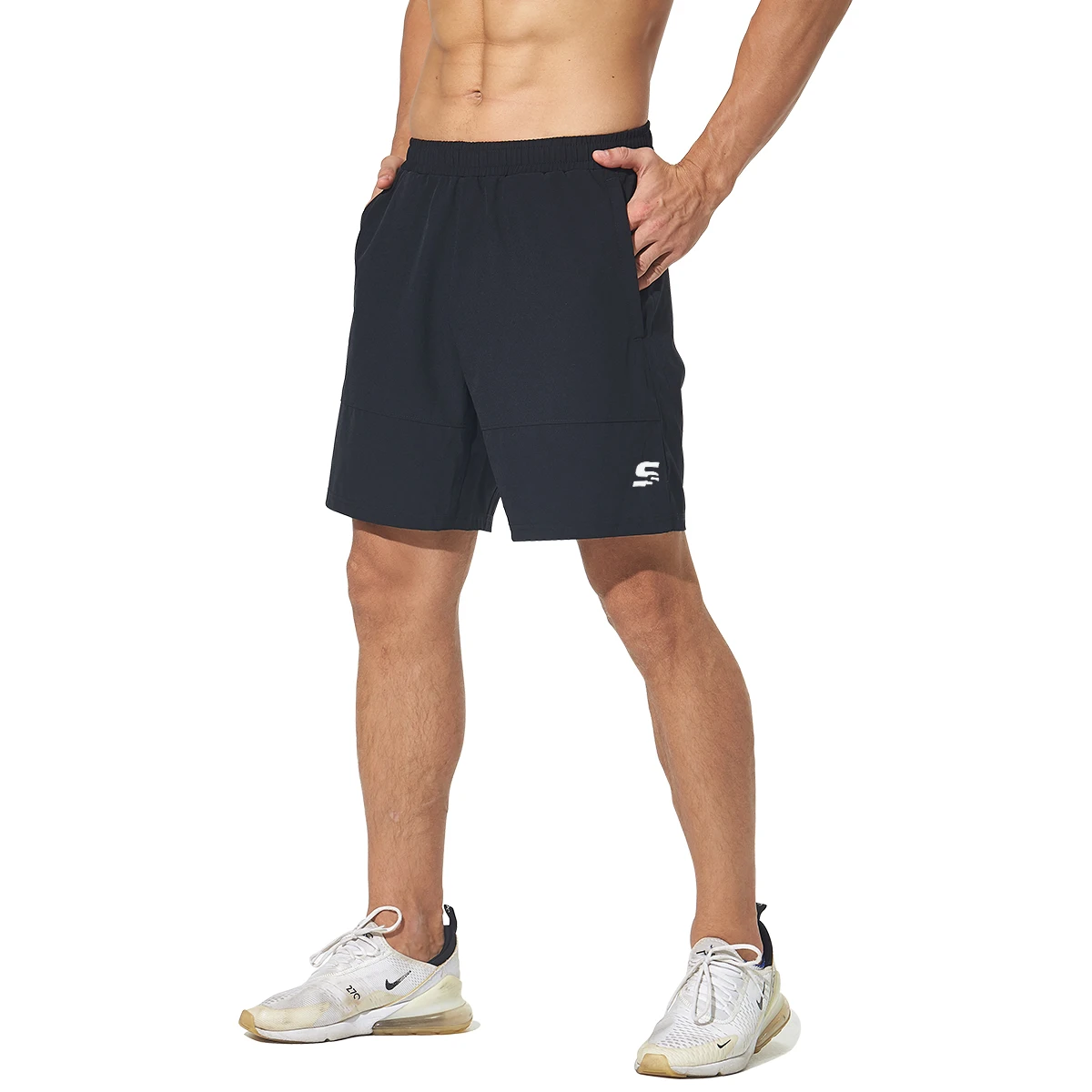

2 In 1 Shorts Men Running Shorts Quick Dry Workout Jogging Gym Fitness Sport Short Athletic Mens Running Sweatpants with Pockets