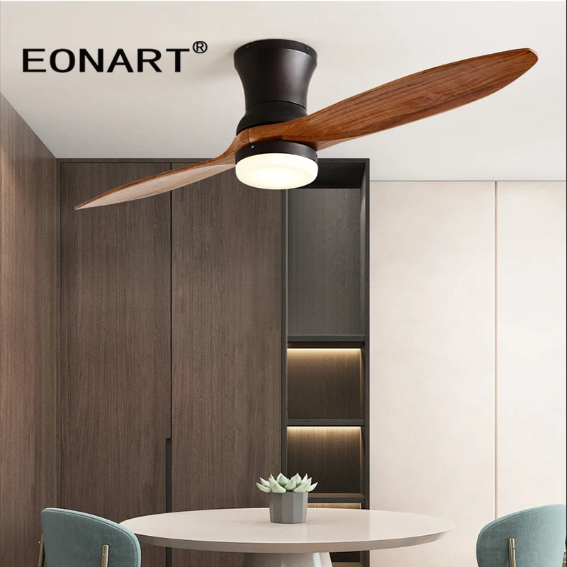 Светодиодный потолочный вентилятор постоянного тока 52 дюйма с дистанционным