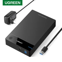 Ugreen HDD чехол 3,5 2,5 SATA для USB 3,0 адаптер внешний жесткий диск Корпус ридер для SSD диск коробка-чехол на HDD HD 3,5 HDD Чехол