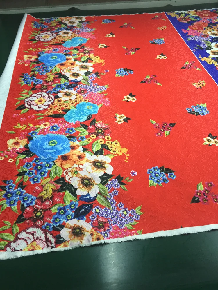 

Роскошная фирменная жаккардовая ткань из полиэстера, детская одежда, женские юбки, ткань для платья ручной работы «сделай сам»