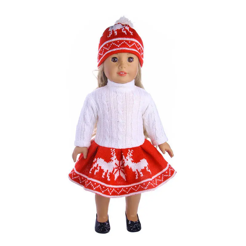Doll Outfit Dress Clothes Accessories Lot For 18 inch American Girl Our Generation My Life Doll Handmade DIY Kids Toys images - 6