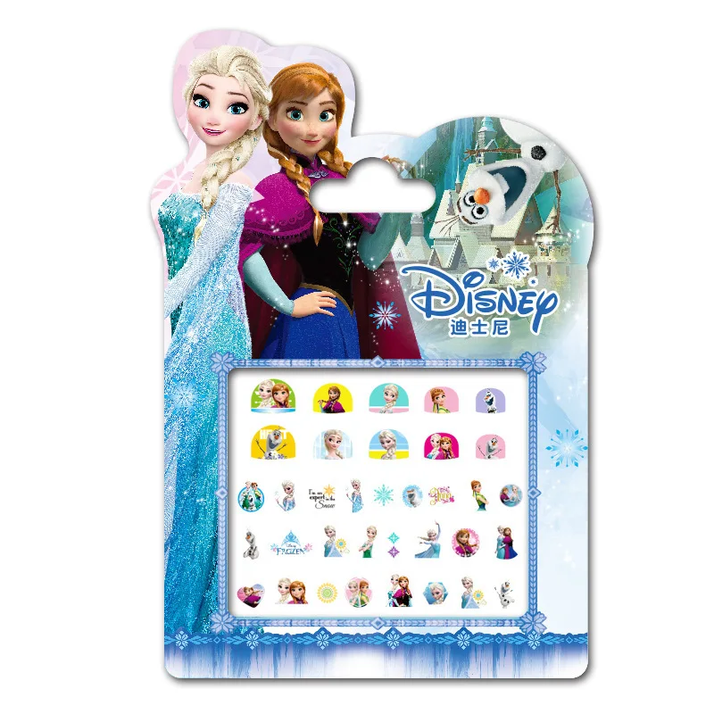 Наклейки для ногтей Disney Холодное сердце детей игрушки макияжа Детские