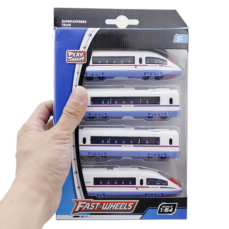 4 шт. 1: 64 Бесплатные стандартные почтовые комбинации автомобиль сплав поезд