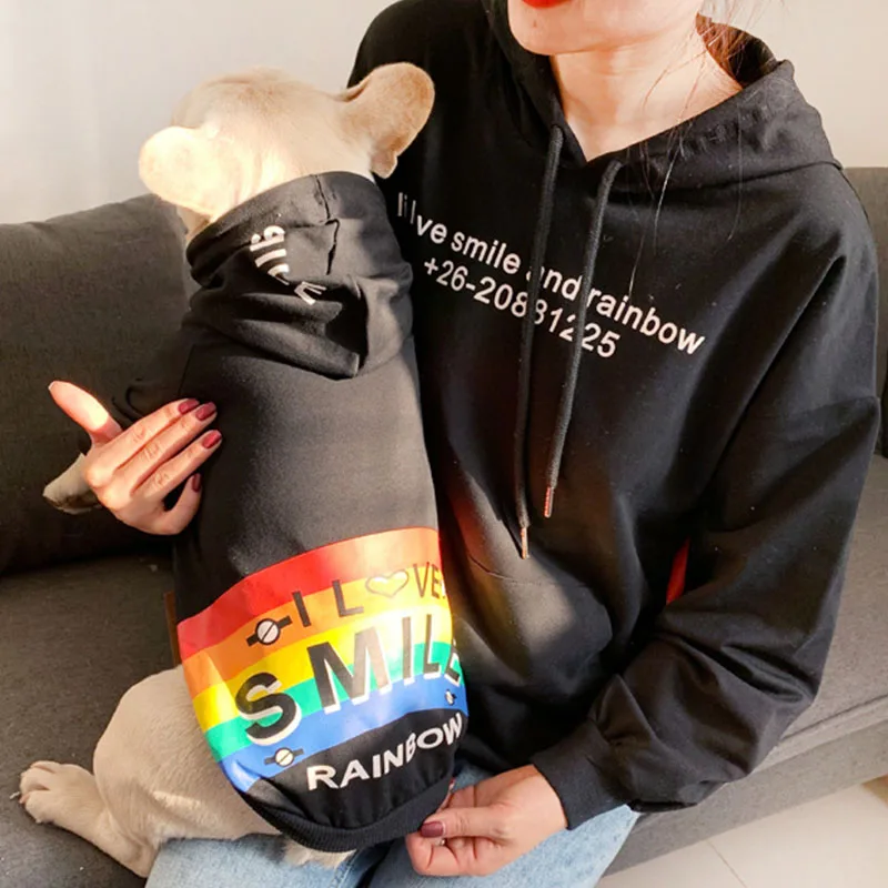 Одежда для собак теплая толстовка подходящая костюм французских бульдогов