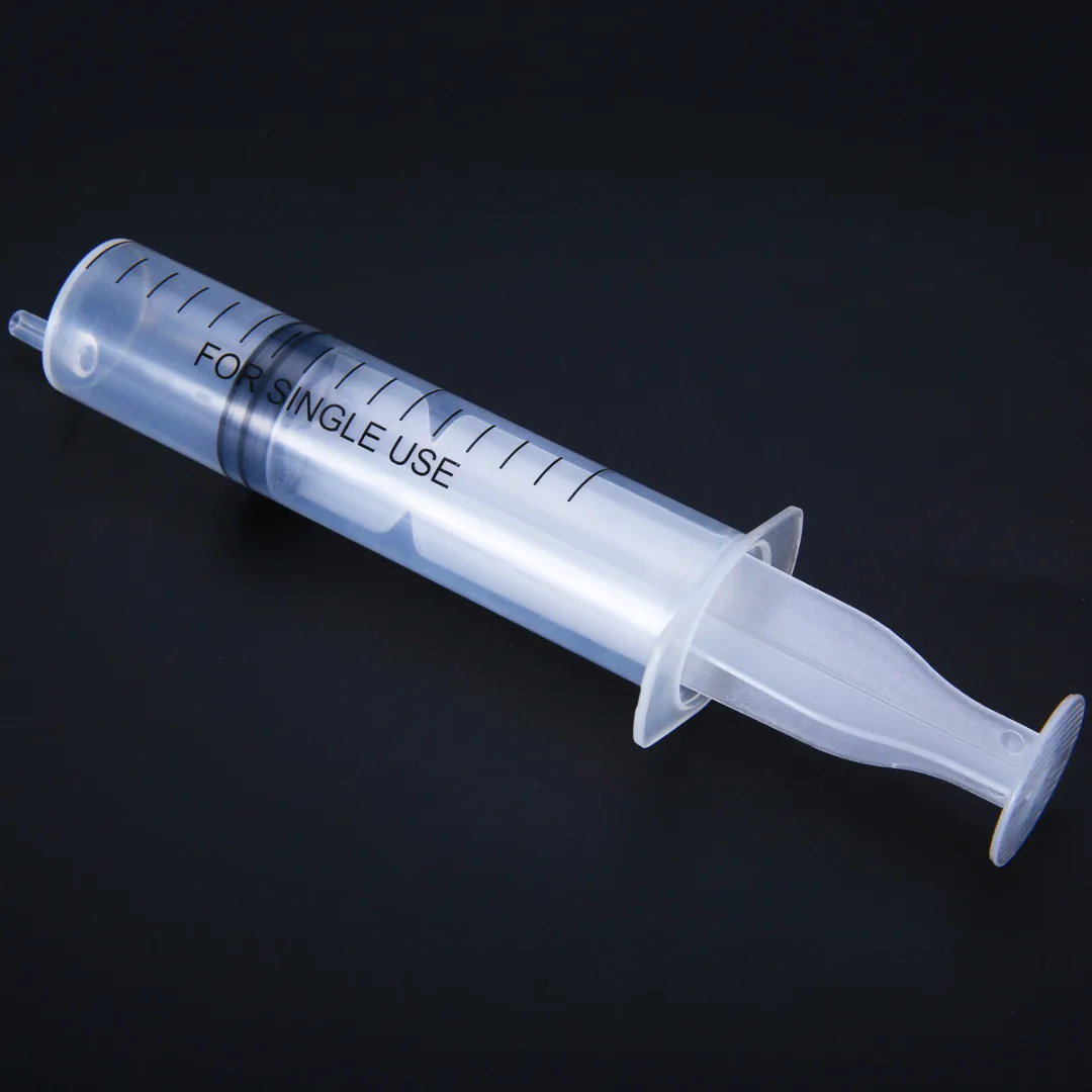 Translucent Measuring Syringe 50ml Plastic With Cover Nutrient Hydroponics For Accurately Measured |