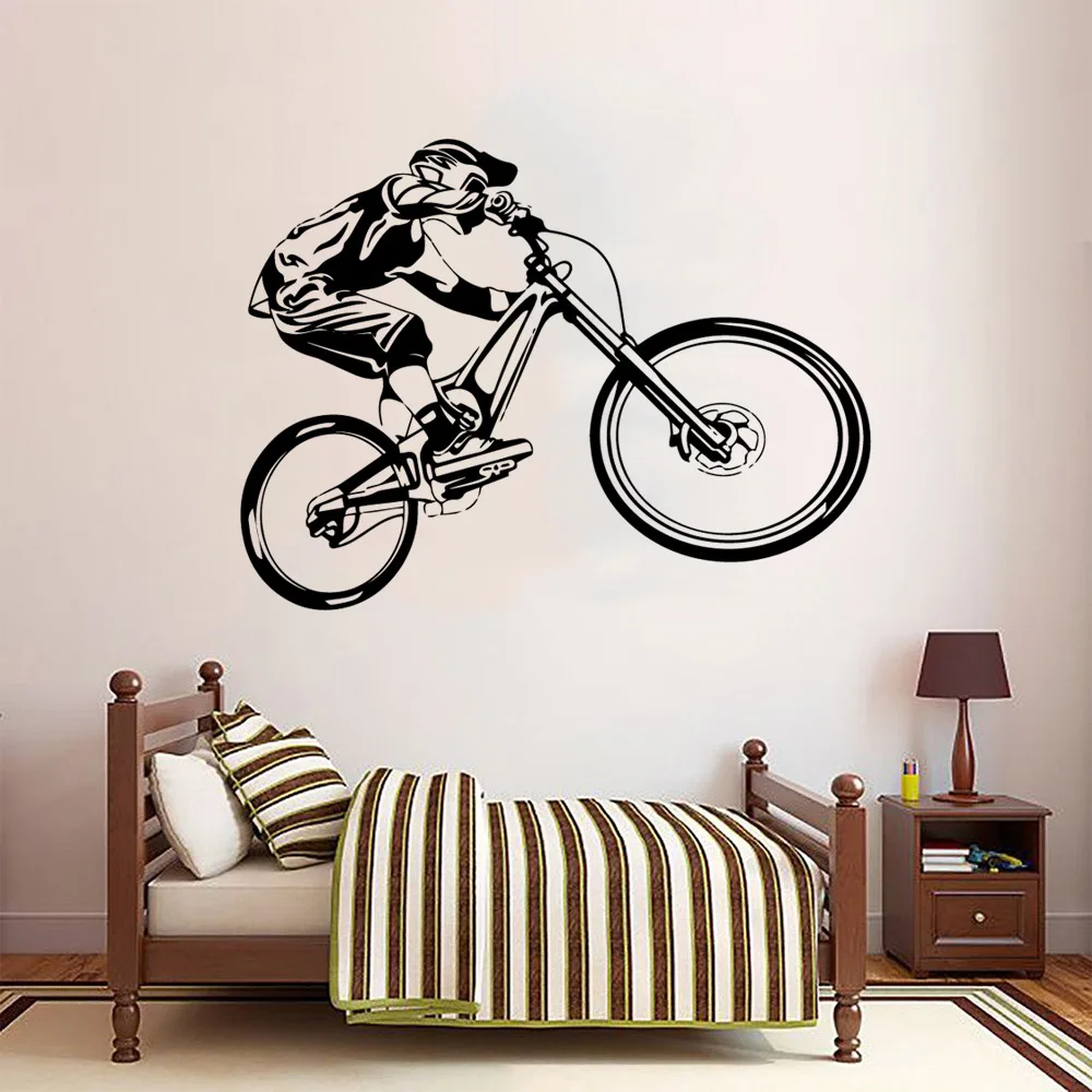 Роскошные велосипедные наклейки на стену домашний декор наклейка для девочек