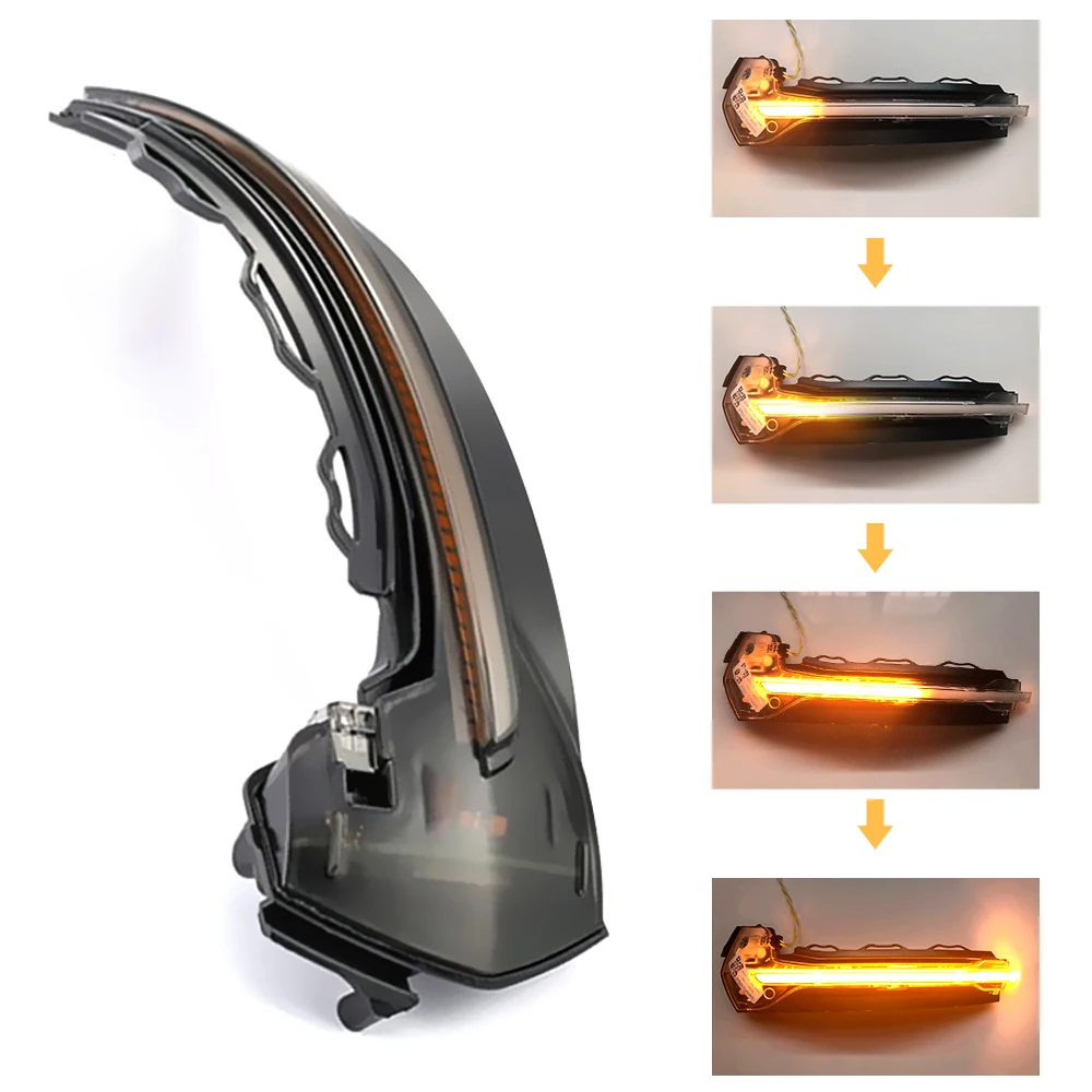 FORAUTO 1 Piece Car Side Wing Rearview Mirror Indicator Blinker LED Flowing Turn Signal Light Car-Styling For Audi A3 S3/RS3 | Автомобили