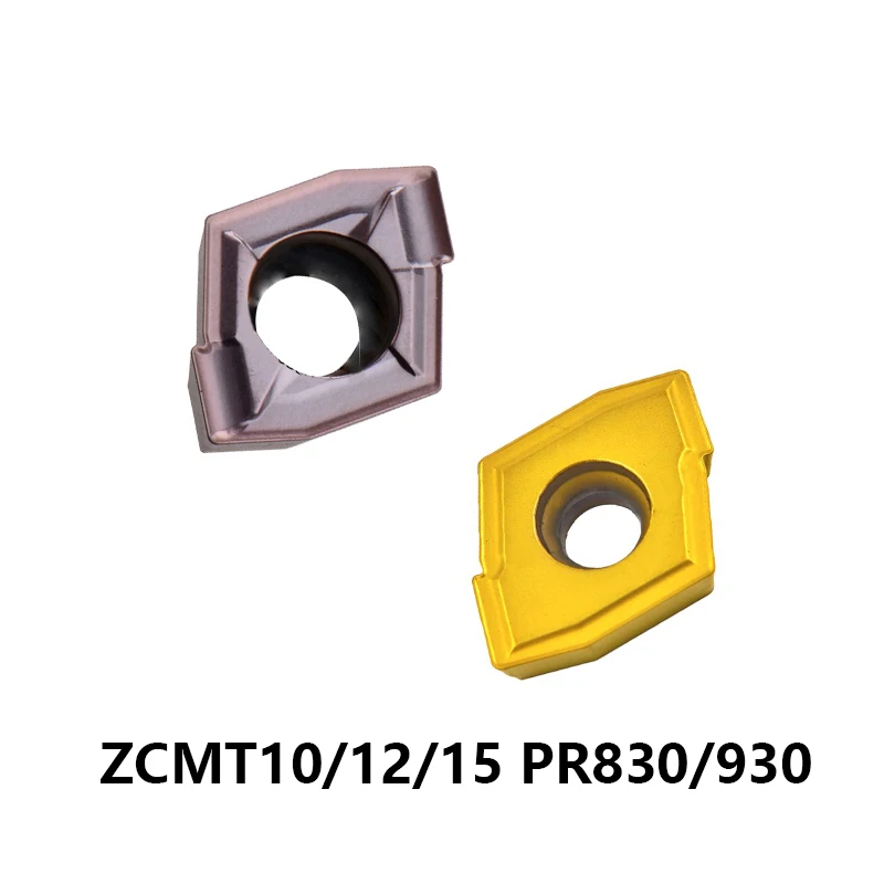 

Оригинальные твердосплавные вставки ZCMT10T304 ZCMT150408 PR830 ZCMT 10T304 150408 10 шт., высококачественные токарные инструменты, токарный станок с ЧПУ, резак