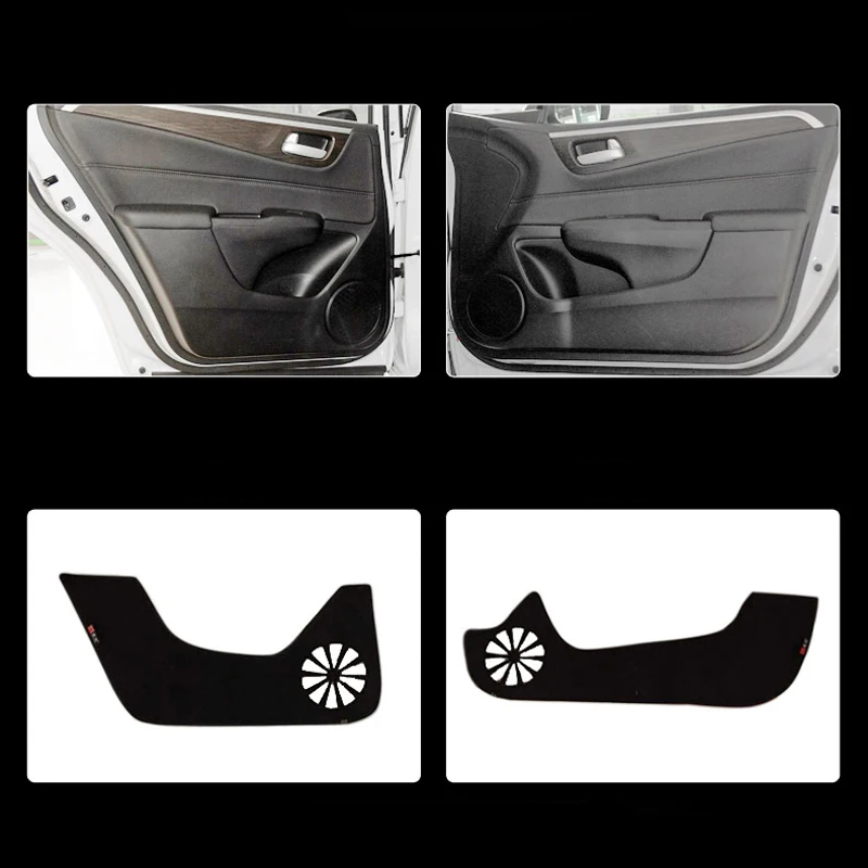 

Защитные коврики для дверей из ткани, декоративные прокладки для Honda Jed 2013-2014