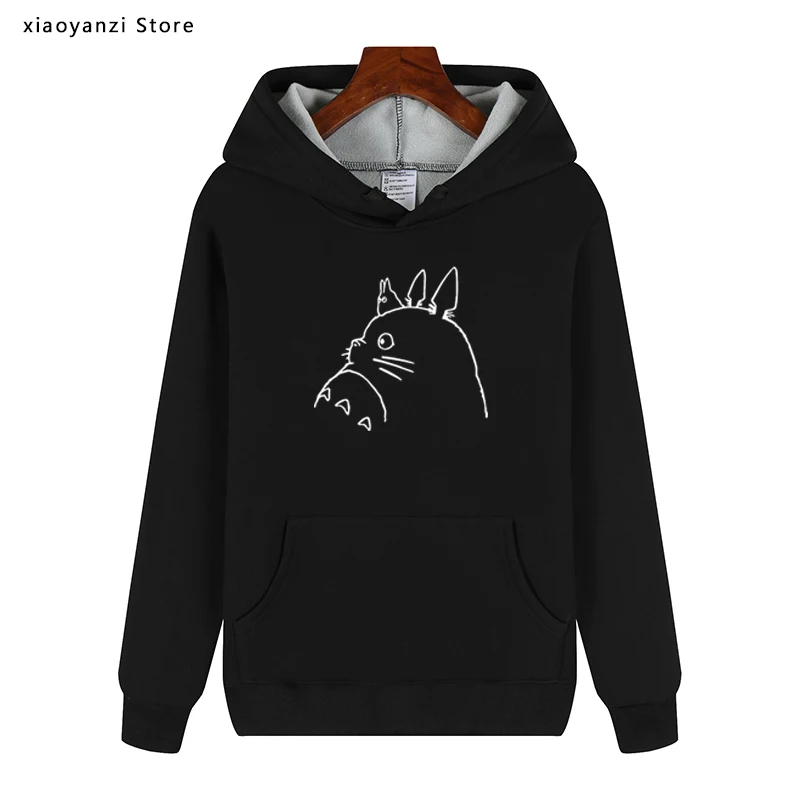 

Miyazaki Hayao Totoro Anime Cartoon Mens Men Hoodies Fashion 2022 New Plus Size Sweatshirts Hombre Pullovers Free Shipping S3941