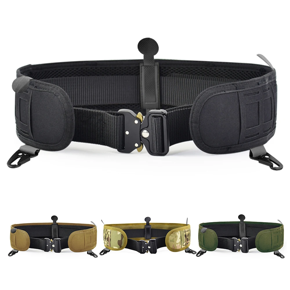Ремень мужской Тактический с мягкой подкладкой регулируемый пояс в стиле