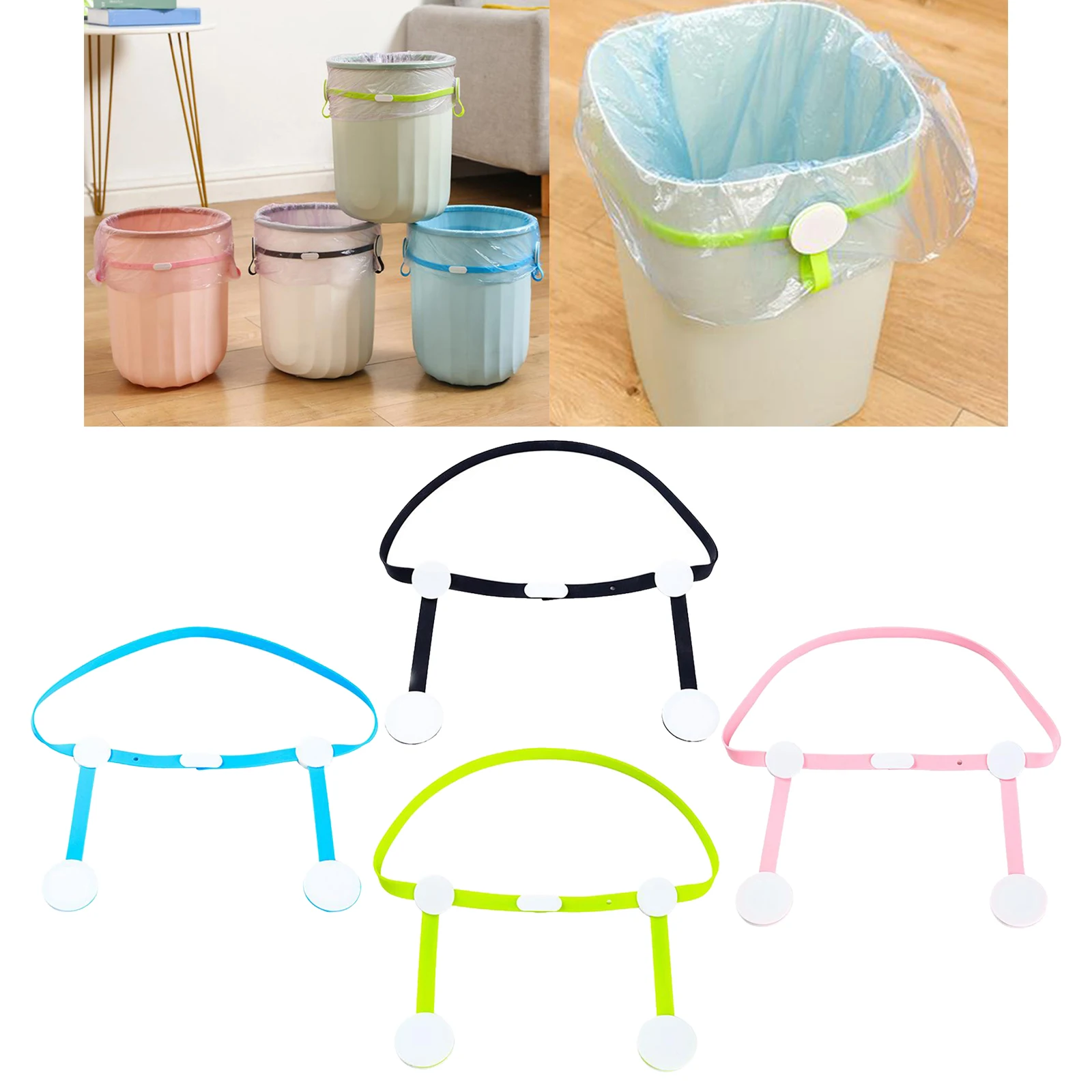 

Trash Bag Buckle Bands Clamps Multi-functional for Home Kitchen Bedroom