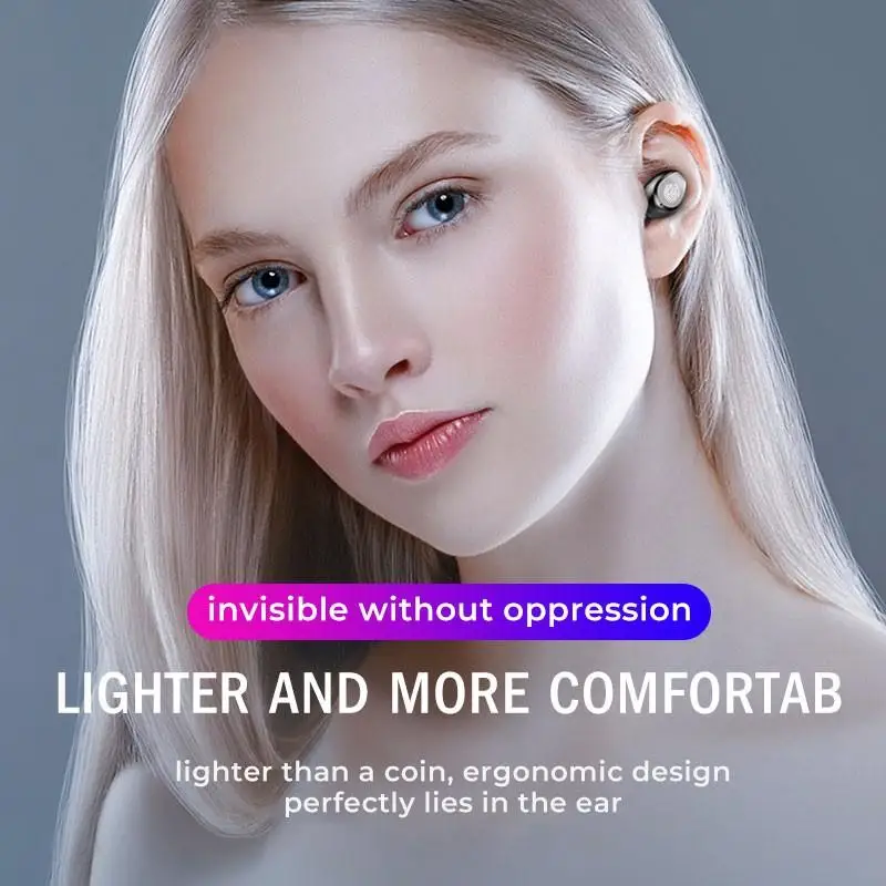 TWS-наушники F9 с поддержкой Bluetooth и зарядным футляром 2000 мАч | Электроника