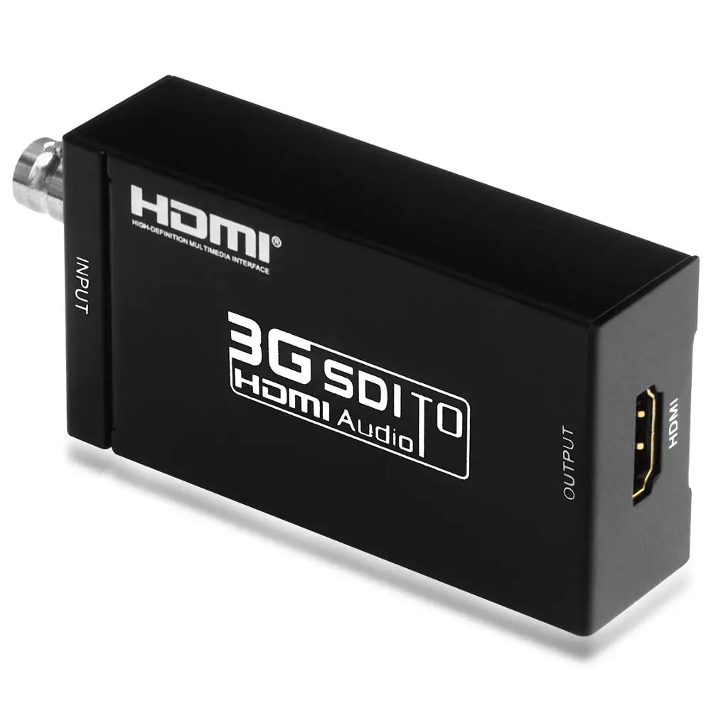 Портативный Преобразователь MiraBox HSV190 с sdi на HDMI Full HD в BNC мини SD SDI/HD SDI/3G SDI для