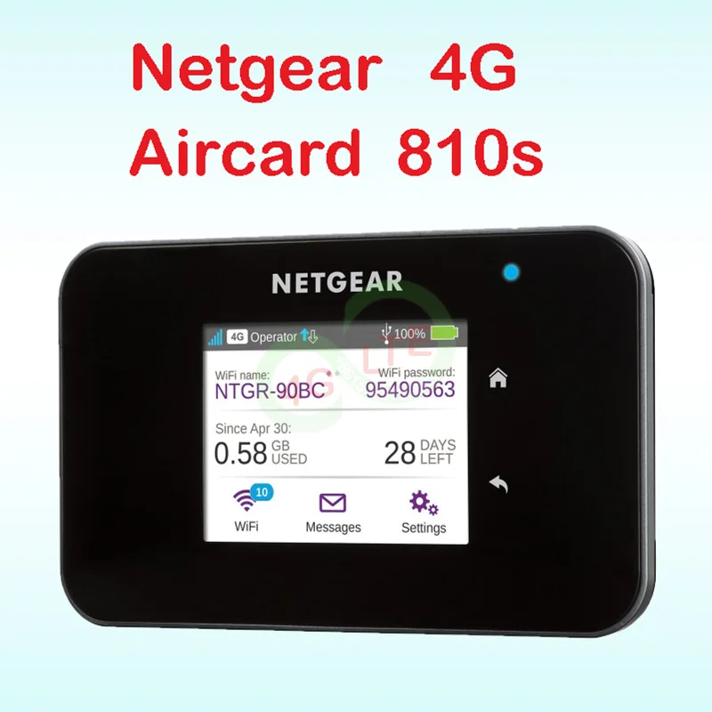   Wi-Fi  netgear ac810,   , 4G LTE Fdd Band,   LTE, Wi-Fi , sim-