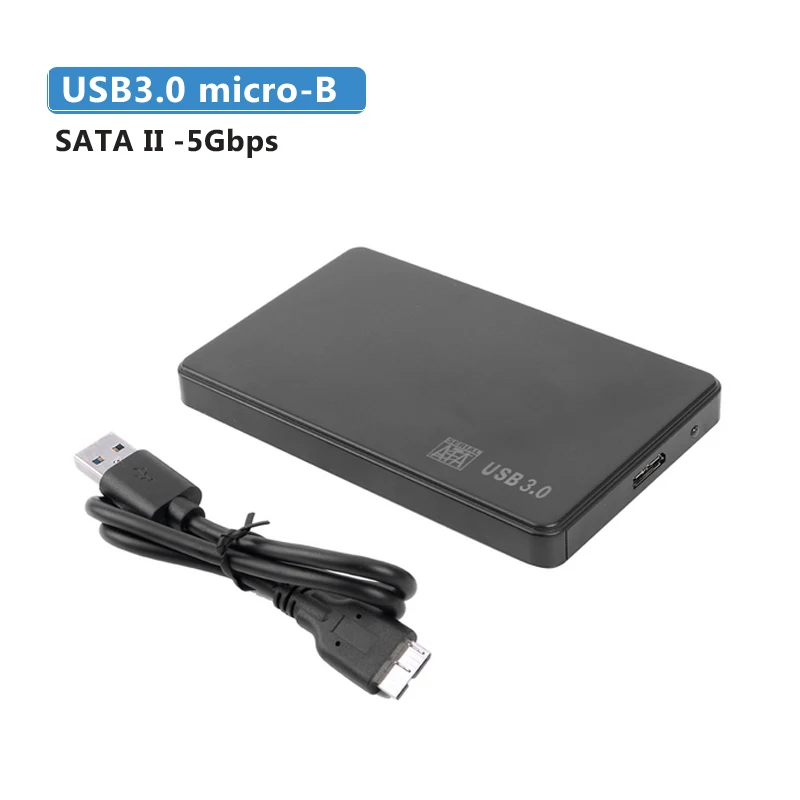 USB 3.0 SSD Case 2,5 дюймов SATA к USB 3,0 2,0 адаптер HDD SSD корпус коробка 5 6 Гбит/с жесткий диск вспомогательное устройство 2 ТБ HDD внешний диск для WIndows OS - Цвет: USB 3.0 SSD Case