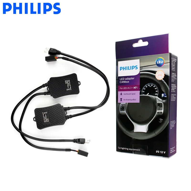 Адаптер для светодиодной CAN шины Philips декодер автомобильных ламп H4 H7 H8 H11 H16 9005 9006