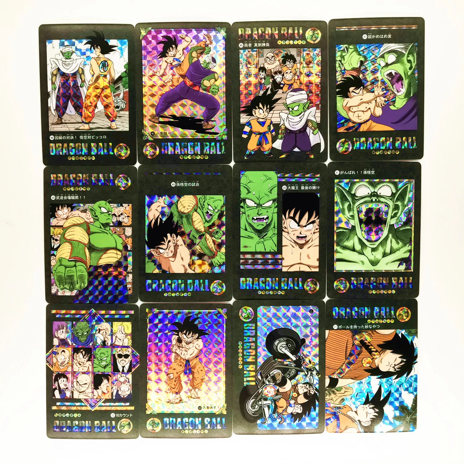 54 шт./компл. Супер Saiyan Goku Dragon Ball бурной ситуации пикколо героев карточной ультра