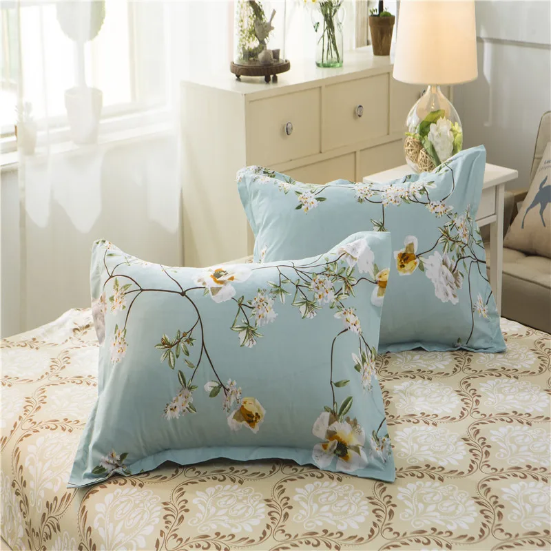 3/4 шт набор постельного белья для дома мягкий цветочный принт пододеяльник