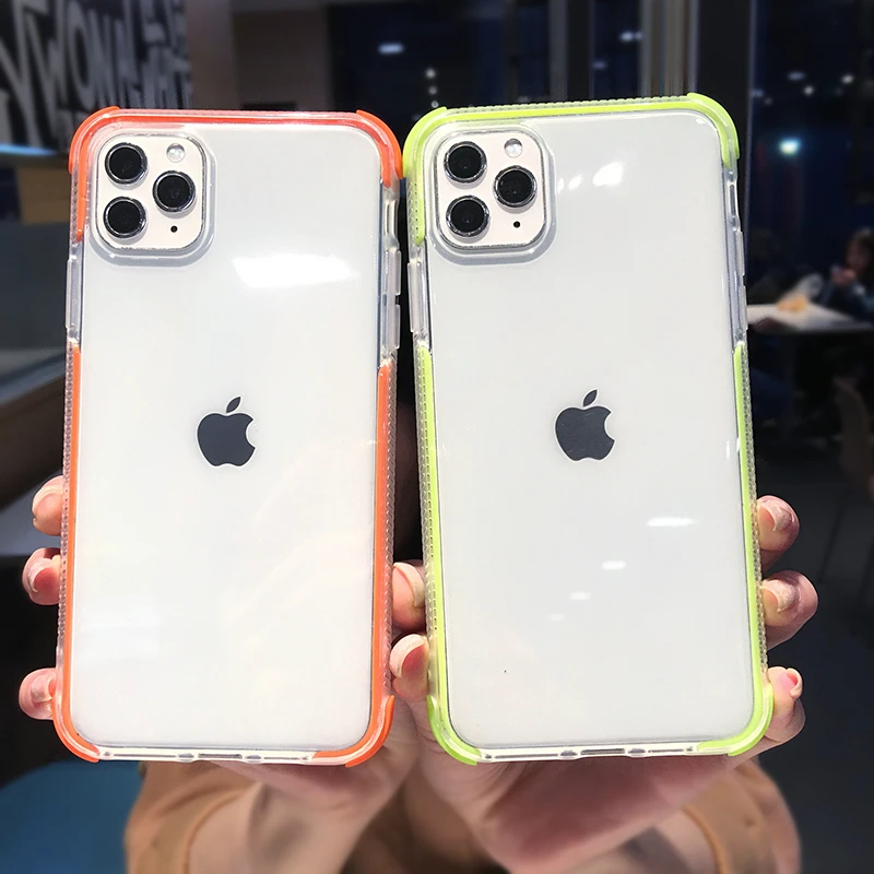 Прозрачный чехол с полным корпусом для iPhone 11 Pro Max X XS XR 7 8 6s 6 Plus двухслойная