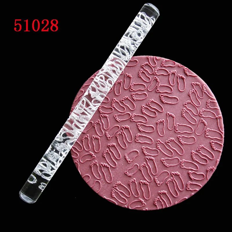 1 шт. акриловая печатная форма Скалка для помадки кондитерский ролик инструменты