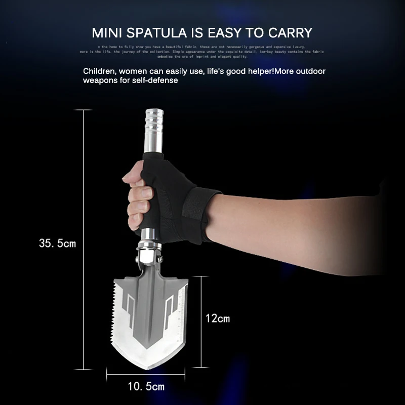 Мини лопаты для кемпинга многофункциональная Военная Складная лопата карманные