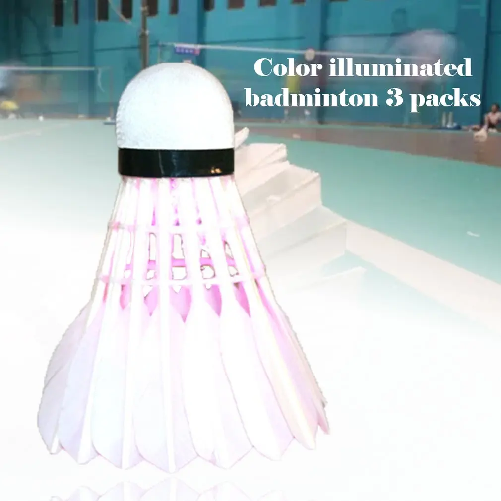 3 шт. тренировочный нейлоновый пенопластовый шаровой головкой мяч для бадминтона