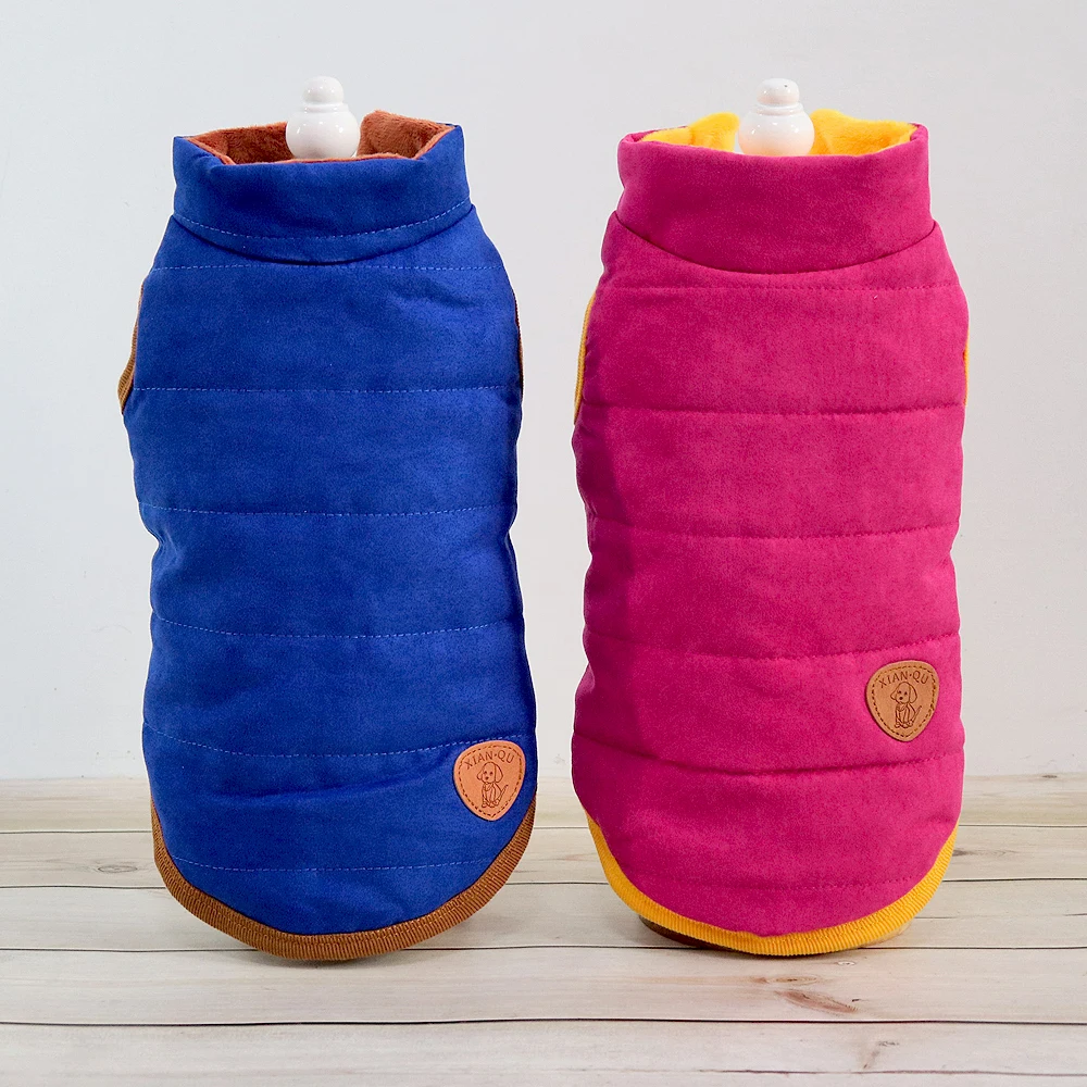 Зимняя одежда для домашних животных маленьких собак пальто теплая куртка щенков