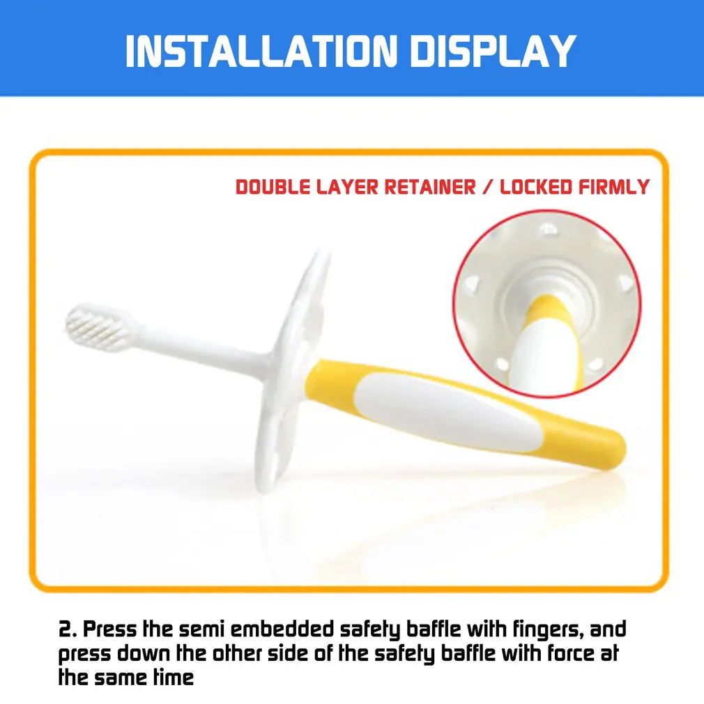

Training Toothbrush Oral Care Kit Infant TPE Toothbrush For Sensitive Gums Kids First Deciduous Tooth Toothbrush