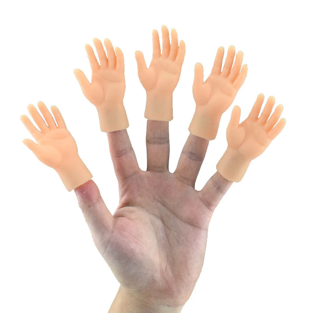 

2021 Halloween Finger Puppets Toy Novelty Funny Funny Set Of 10/2 Finger Hand Finger Puppets 5 Left Hands 5 Right Hands Silicone