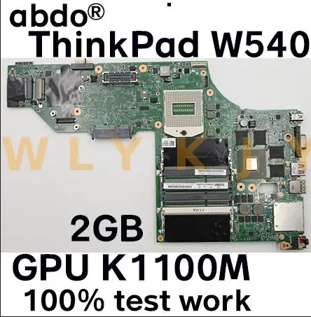 Материнская плата для ноутбука ThinkPad w540 W541 системная модель k1100m память 2G MB 12291 2