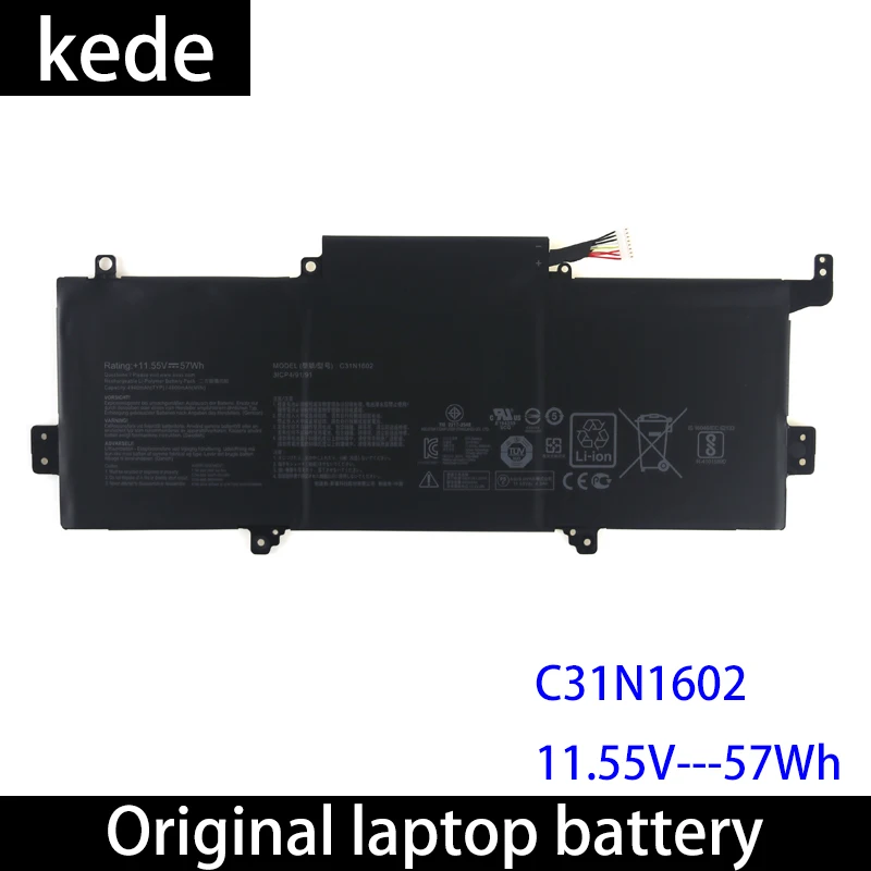 Kede аккумулятор для ноутбука C31N1602 для Asus UX330UA UX330UA-FB018R UX330UA-FB161T 11,55 в 57wh