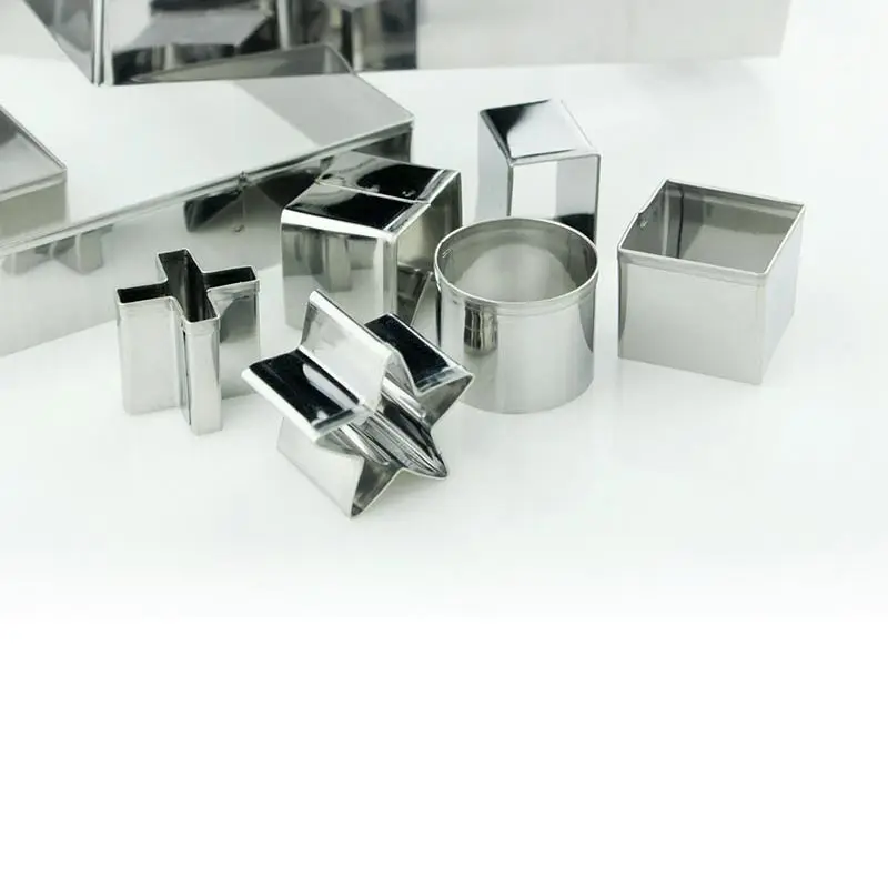 Набор из 10 штук 3D пряничный домик формочки для печенья нержавеющей стали Форма