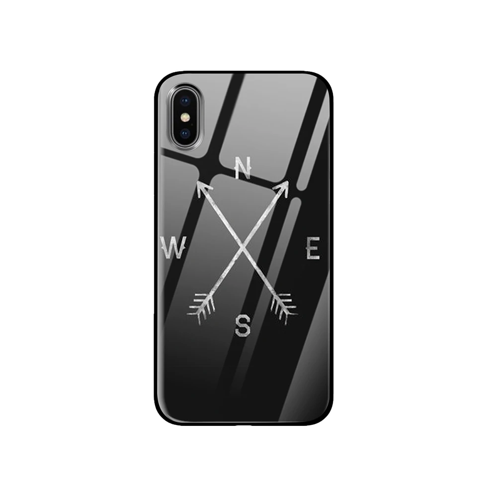 Чехол для iPhone 5 5S SE 6 6s 7 8 Plus X XS Max XR из закаленного стекла | Мобильные телефоны и