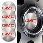 4 шт. 56 мм эмблема GMC наклейки металлическая крышка для Chevrolet Tahoe Cruze Z71 Aveo Camaro Cap tiva Equinox Malibu