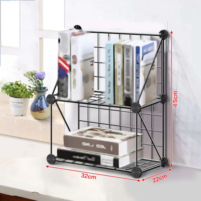 Креативный компьютерный Настольный книжный шкаф модная настольная книжная