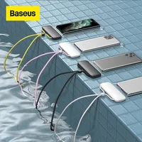 Baseus 7,2 дюймов плавающая подушка для плавания сумка Водонепроницаемый мобильный телефон Чехол сотовый Чехол для телефона для плавания и дай...