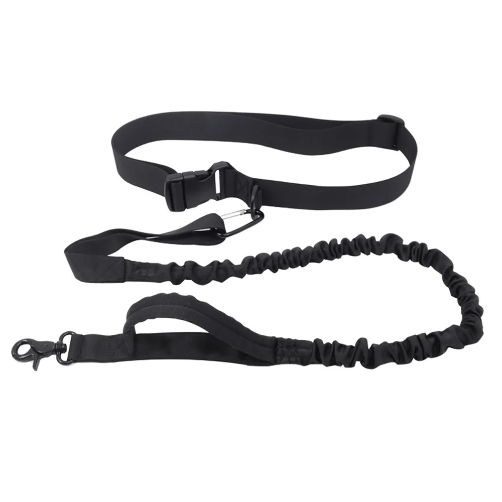 2021 New Leash Traction Rope Pet Dog For Hands Freely Running Belt Elastic Jogging Pull Metal D-ring Leashes | Дом и сад