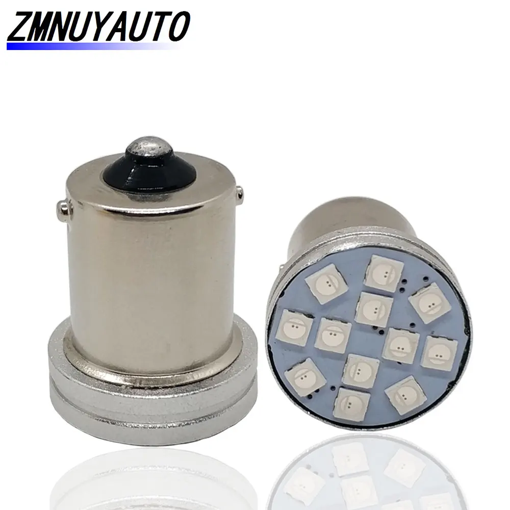 2 шт. P21W Светодиодная лампа 1156 BA15S BAU15S PY21W LED P21/5W 1157 BAY15D светодиодная автомобильная
