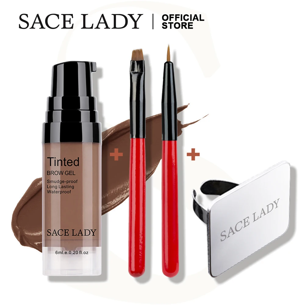 SACE LADY водонепроницаемые тени для бровей хна усилитель макияжа набор тентов