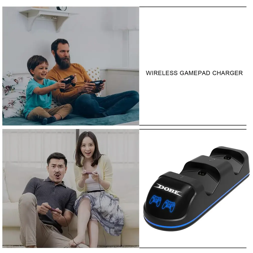 Двойной USB PS4 Подставка для зарядки станция док станции Slimfor PRO Playstation4 /PS4 Pro/PS4