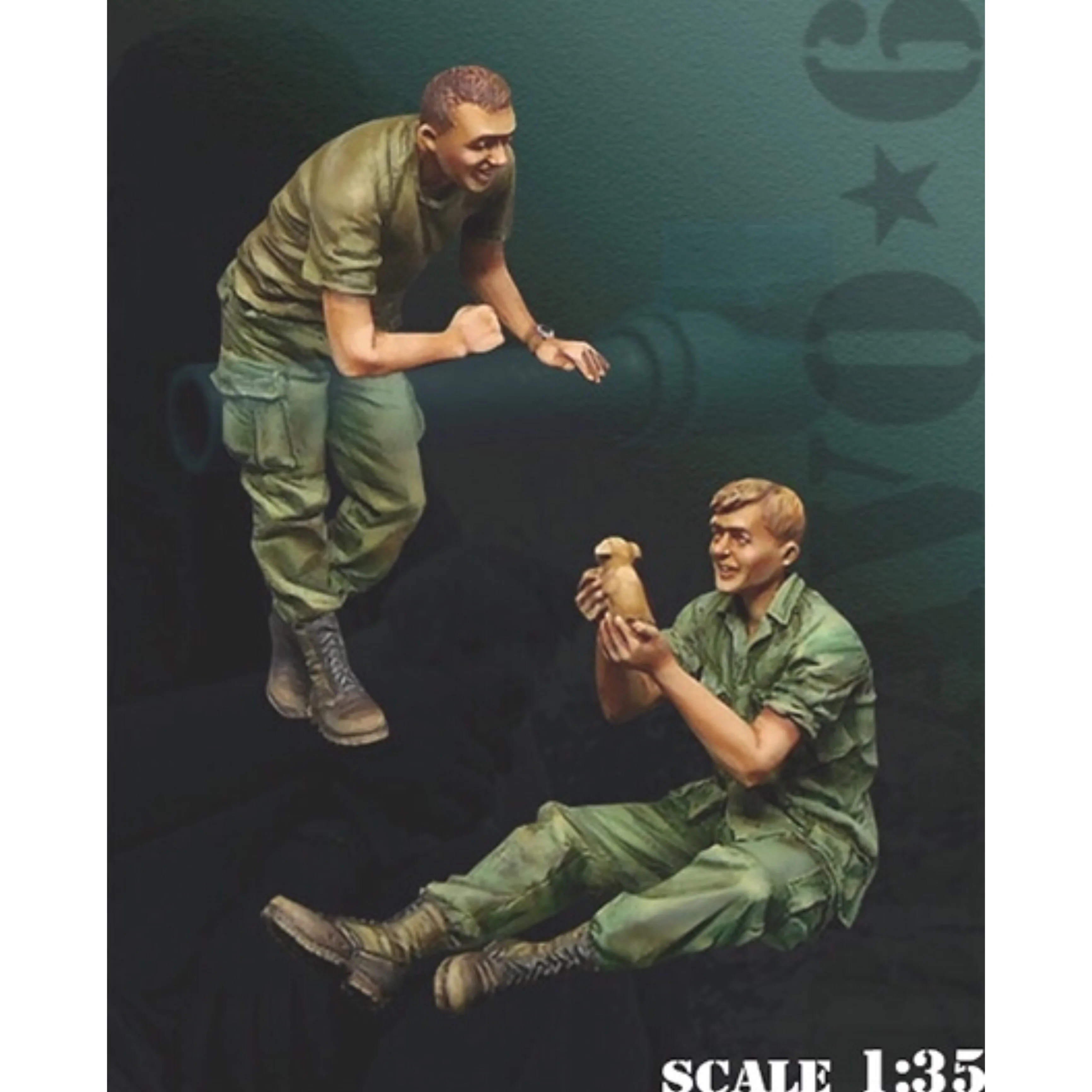 

1/35 Resin Model Figure GK, Military theme ，Unassembled and unpainted kit