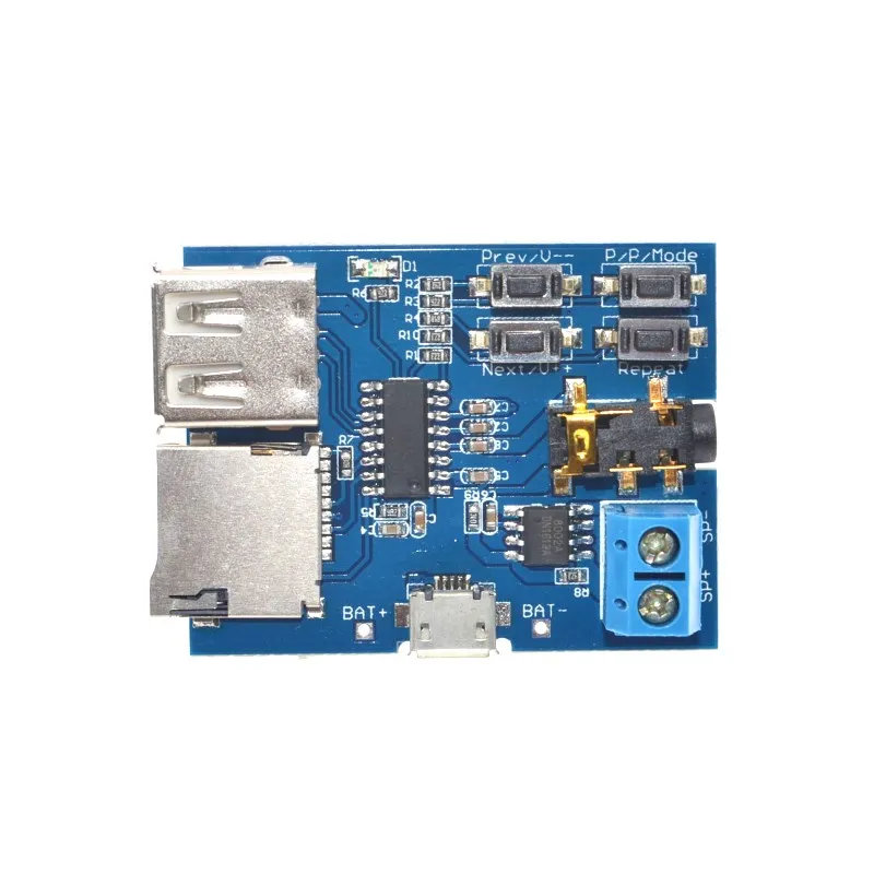 TF-карта U-disk MP3 Плата декодера с форматом module Расшифровка усилителей audio Player |